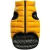 Курточка для тварин Airy Vest двостороння жовто-чорна L65 (1568)