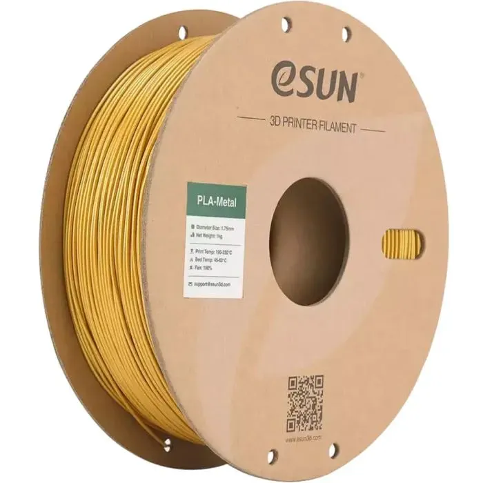Пластик для 3D-принтера eSUN ePLA-Metal 1,75mm, 1kg, gold (EPLA-METAL-P175J1)