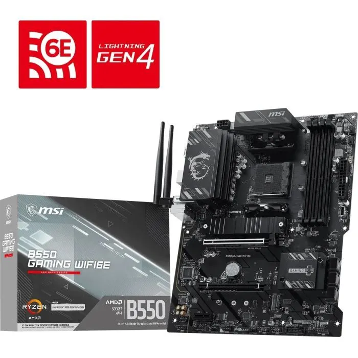 Материнская плата MSI B550 GAMING WIFI6E изображение 5