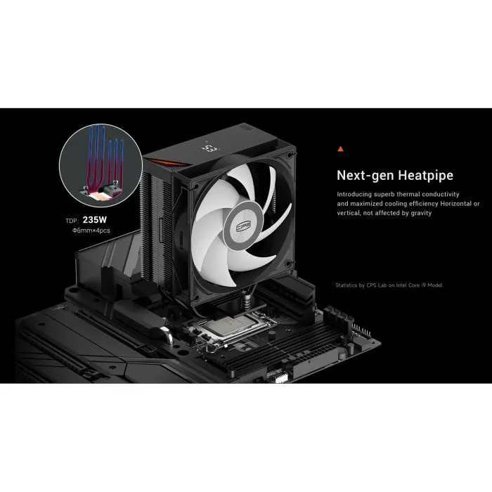 Кулер до процесора PcCooler RT400 Digital ARGB BK зображення 9