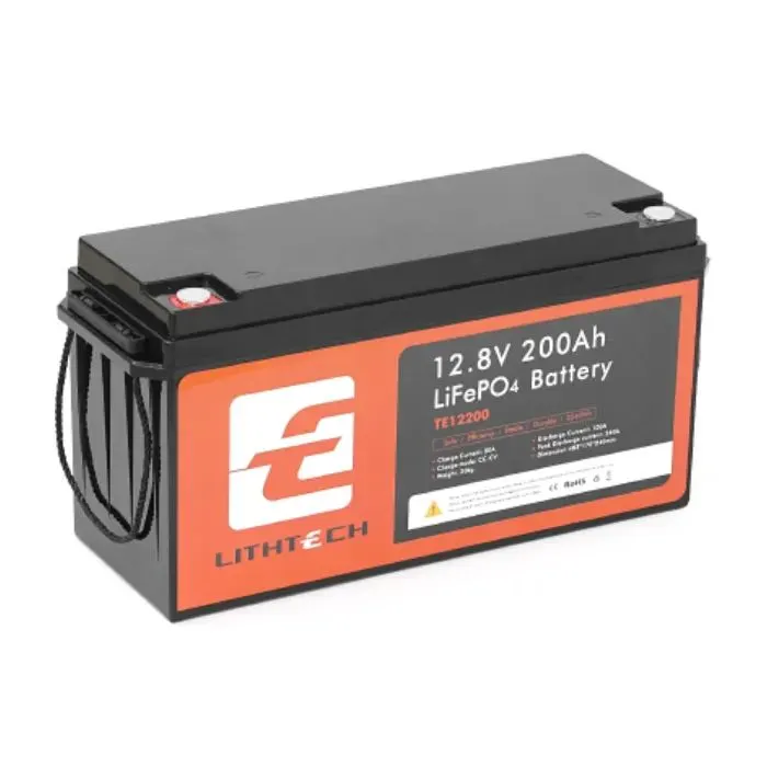 Батарея LiFePo4 LITHTECH 12,8V 200Ah, 2.25k + Bluetooth (TE12200B)