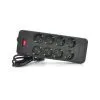 Сетевой фильтр питания Meilepai F34, 8 роз EU Black (F34-Black) изображение 2