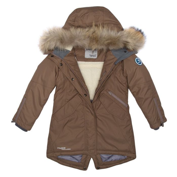 Пальто дитяче Huppa VIVIAN 1 12490120 бежевий 70031 122 (4741468984209) зображення 3