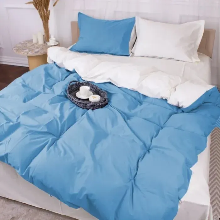 Постільна білизна MirSon Poplin Line 002 + 067 Maricel 220 x 240 (2200006280576)