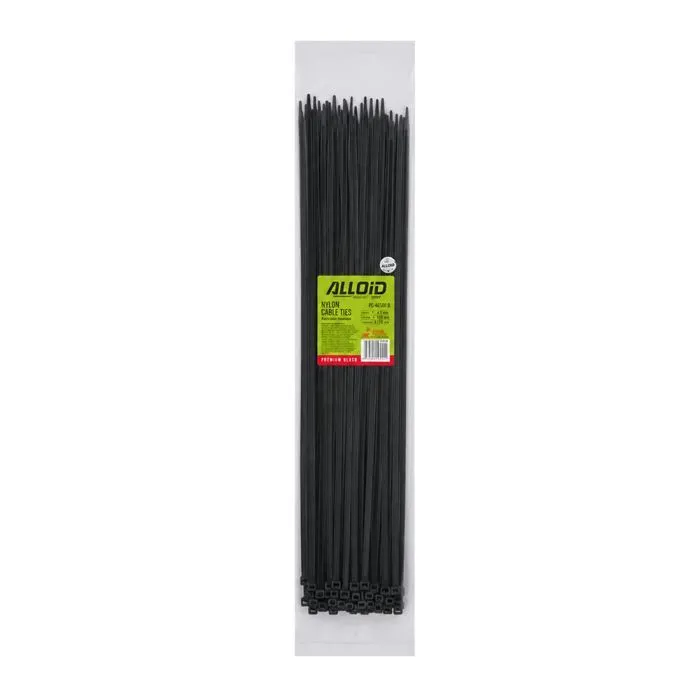 Стяжка Alloid 4.6х450мм, пластик, 100шт./уп., черный (PC-46450 B) изображение 4