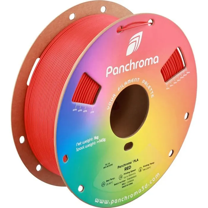 Пластик для 3D-принтера Polymaker PLA Panchroma 1,75mm 1kg Red (CA19004)