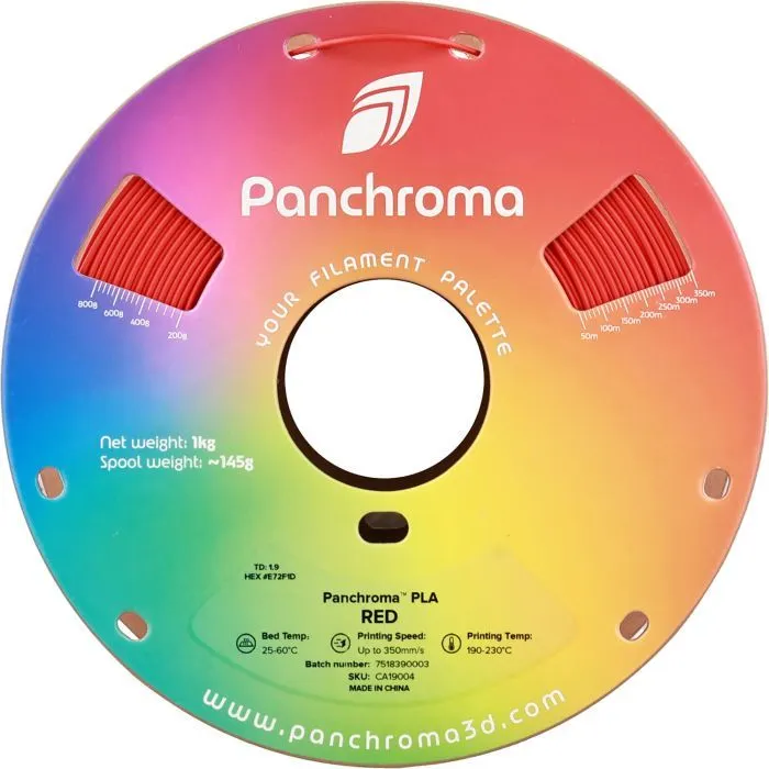 Пластик для 3D-принтера Polymaker PLA Panchroma 1,75mm 1kg Red (CA19004) зображення 3