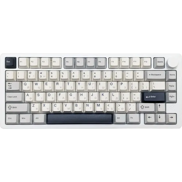 Клавиатура Attack Shark X86 RGB Wireless/Bluetooth/USB UA Starlight White (X86SW_AS)