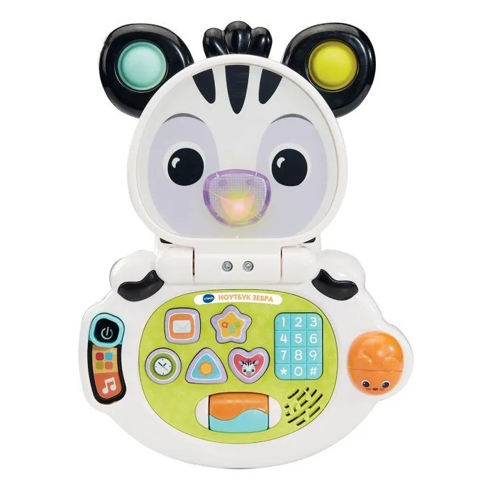 Розвиваюча іграшка VTech Ноутбук Зебра (80-564717) зображення 3