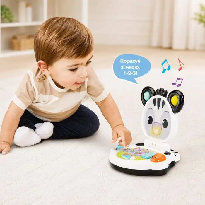 Розвиваюча іграшка VTech Ноутбук Зебра (80-564717) зображення 5