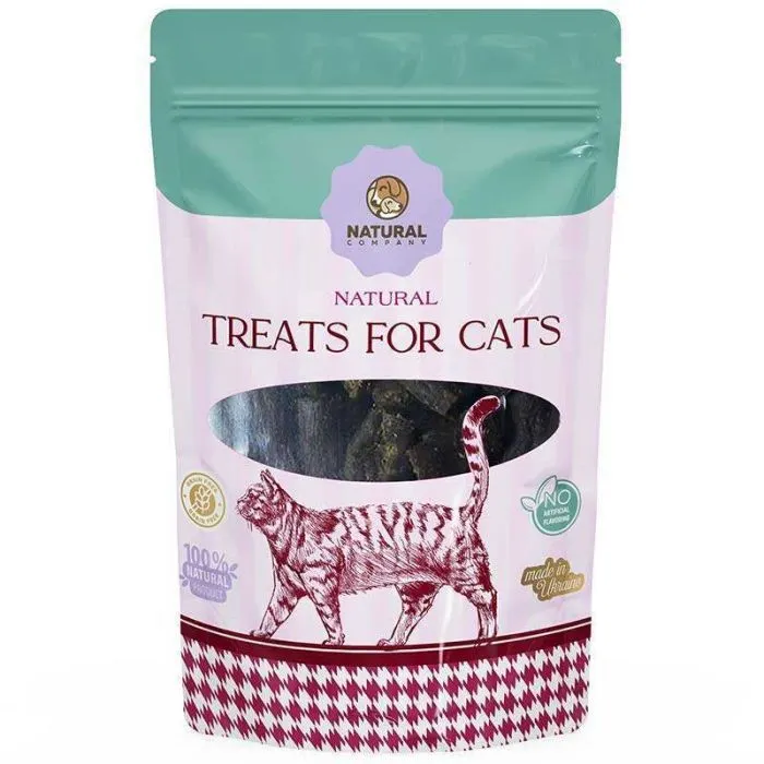 Ласощі для котів Natural food з лососем, куркою та гарбузом 35 г (4820241162000)