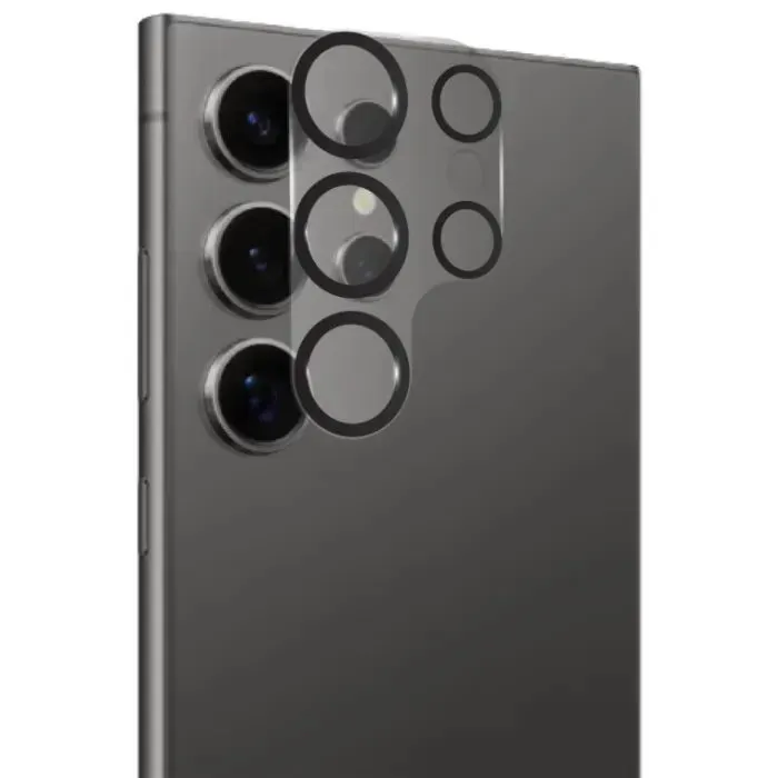 Скло захисне Intaleo Camera Lens Samsung S24 Ultra Black (1283126596742) зображення 2