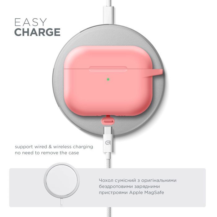 Чехол для наушников Armorstandart Hang Case For Apple AirPods Pro 3 Scarlet (ARM88283) изображение 7