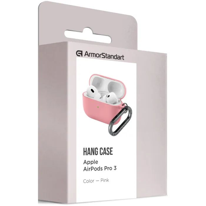 Чехол для наушников Armorstandart Hang Case For Apple AirPods Pro 3 Scarlet (ARM88283) изображение 8