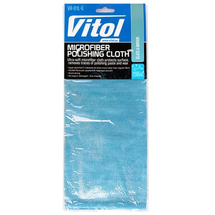 Автомобільна серветка Vitol 40х30см блакитна (VR-01L-G)