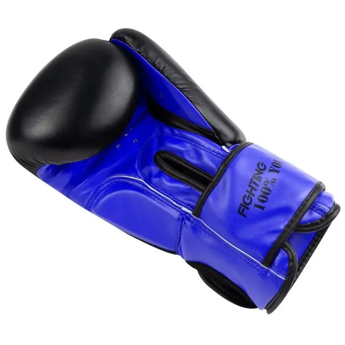 Боксерські рукавички PowerPlay 3004 Classic Чорні 8 унцій (PP_3004_8oz_Black) зображення 5
