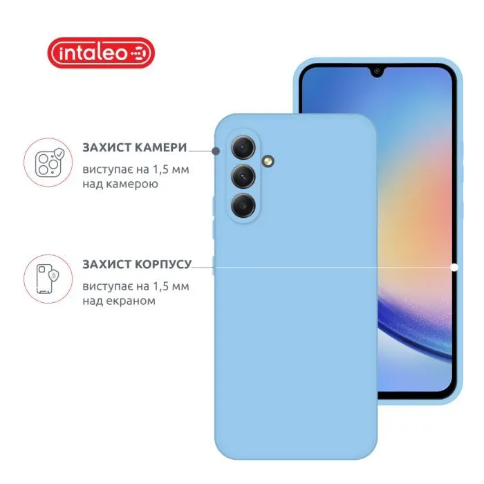 Чохол до мобільного телефона Intaleo SoftShell Samsung Galaxy A35 Light Blue (1283126618741) зображення 3