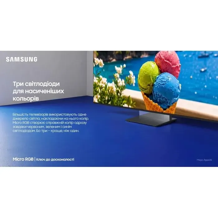 Телевізор Samsung Micro RGB 4K MRE115MR95FXUA Vision AI 2026 (MRE115MR95FXUA) зображення 8