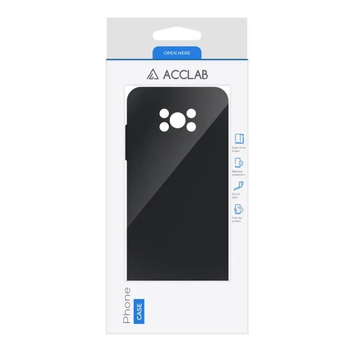 Чохол до мобільного телефона ACCLAB SoftShell Poco X3 Black (1283126561627) зображення 2