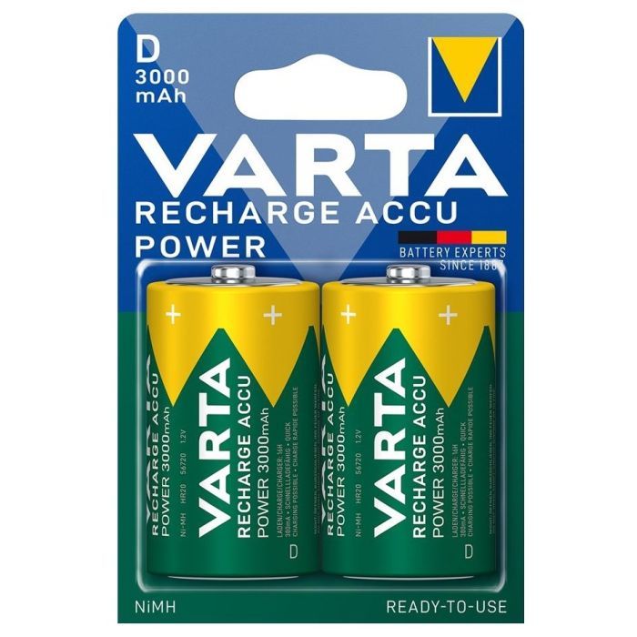 Аккумулятор D Power Accu 3000mAh * 2 Varta (56720101402)