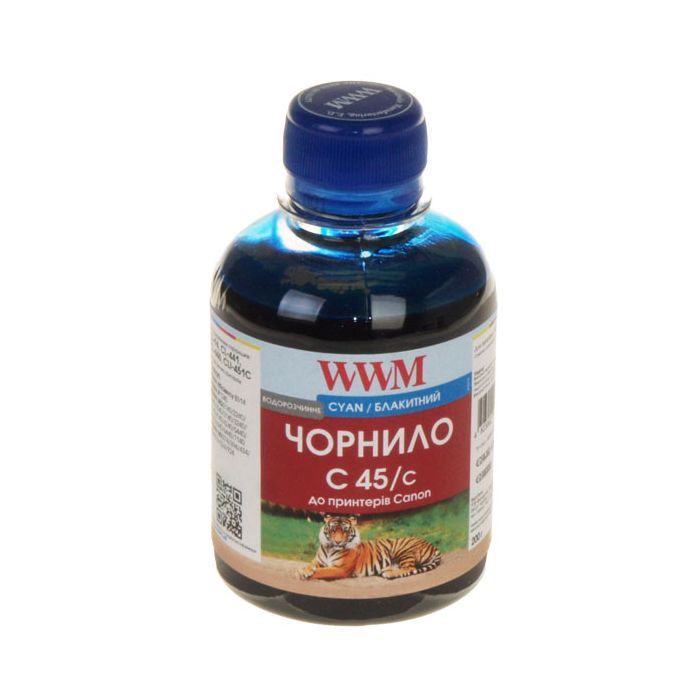 Чернила WWM CANON CL441/446/CLI-451C Cyan (C45/C)