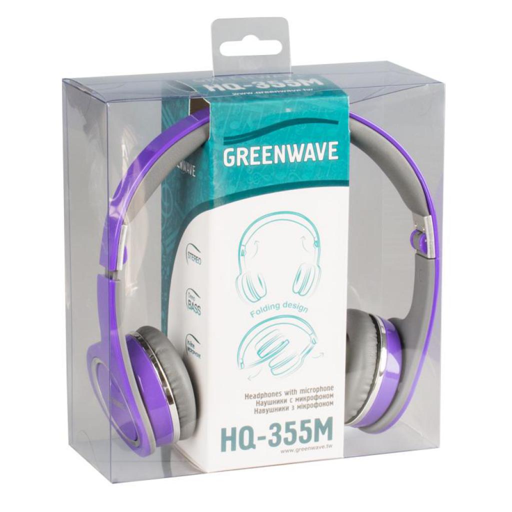 Наушники Greenwave HQ-355M violet-gray изображение 4