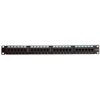Патч-панель Hypernet 19" 24хRJ-45 UTP, cat. 5е (PP-KUTP24-NM / PP-KUTP24-LC)
