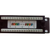 Патч-панель Hypernet 19" 24хRJ-45 UTP, cat. 5е (PP-KUTP24-NM / PP-KUTP24-LC) изображение 3