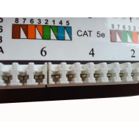 Патч-панель Hypernet 19" 24хRJ-45 UTP, cat. 5е (PP-KUTP24-NM / PP-KUTP24-LC) изображение 4