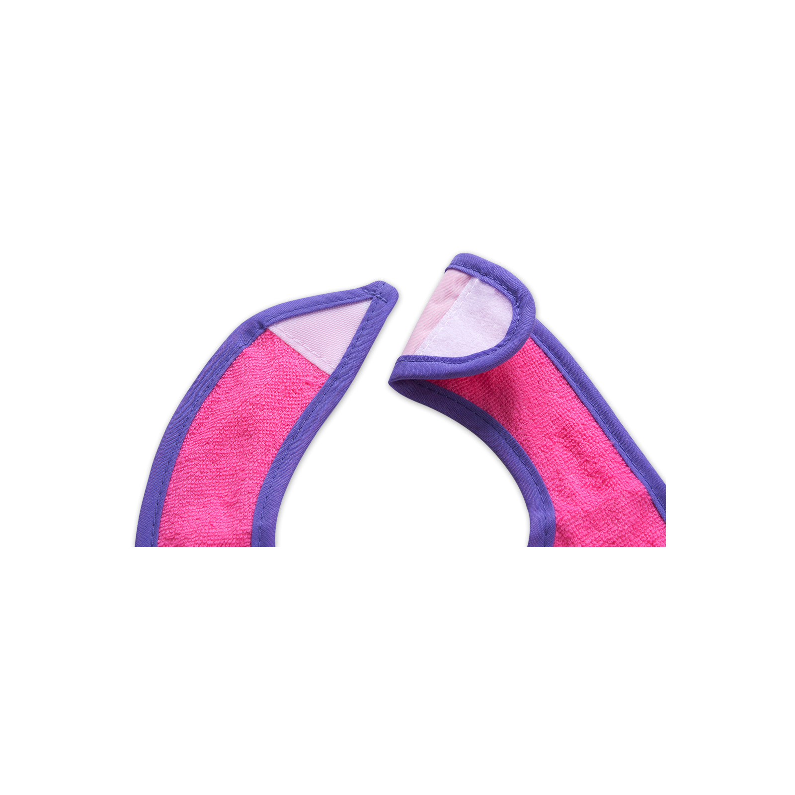 Слюнявчик Luvable Friends 3 шт с надписями, розовый (2162 F) изображение 5