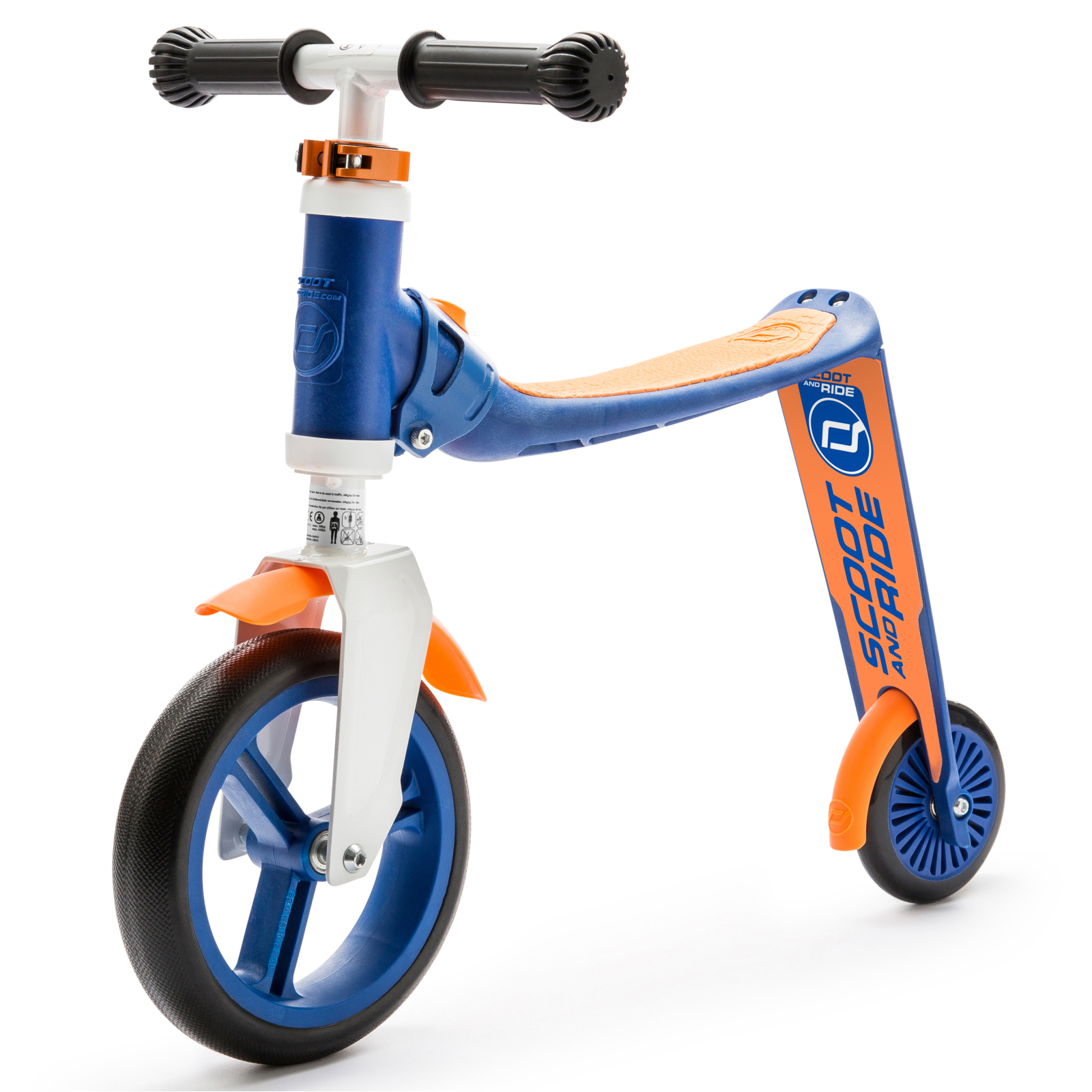 Самокат Scoot&Ride Highwaybaby сине-оранжевый (SR-216271-BLUE-ORANGE)