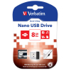 USB флеш накопичувач Verbatim 8GB Store 'n' Stay NANO USB 2.0 (97463) зображення 2
