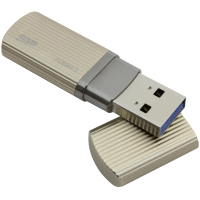 USB флеш накопитель Silicon Power 128GB Marvel M50 Champagne USB 3.0 (SP128GBUF3M50V1C) изображение 5