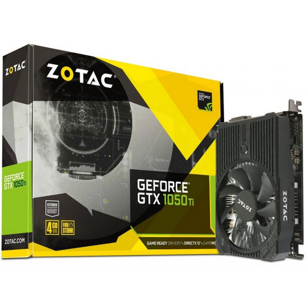 Видеокарта Zotac GeForce GTX1050 Ti 4096Mb Mini (ZT-P10510A-10L)
