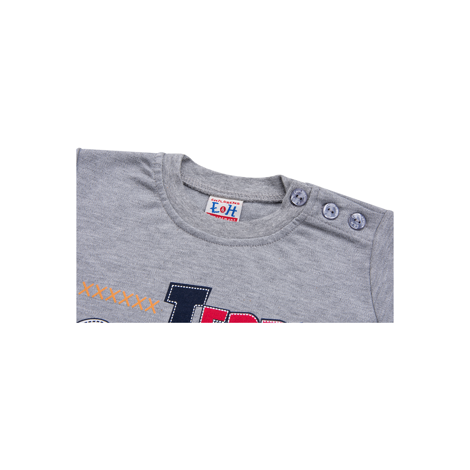 Набор детской одежды Breeze кофта с брюками "Teddy Soccer" (8089-74B-gray-red) изображение 5