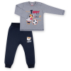Набір дитячого одягу Breeze кофта зі штанами "Teddy Soccer" (8089-74B-gray-red)