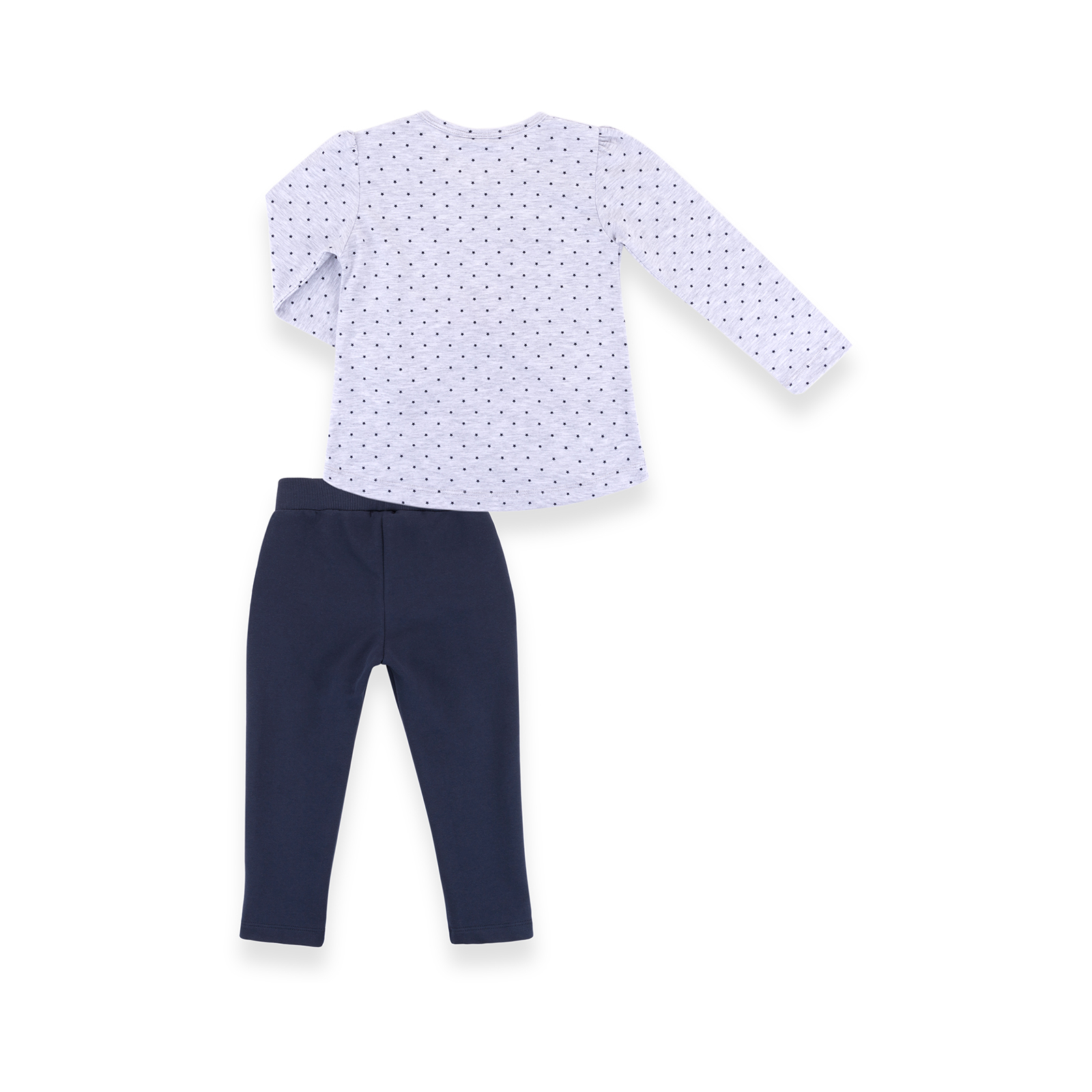 Набір дитячого одягу Breeze з ведмедиком з паєток (9584-104G-gray) зображення 4
