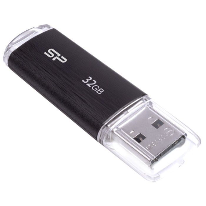 USB флеш накопитель Silicon Power 32GB Ultima U02 Black USB 2.0 (SP032GBUF2U02V1K) изображение 3