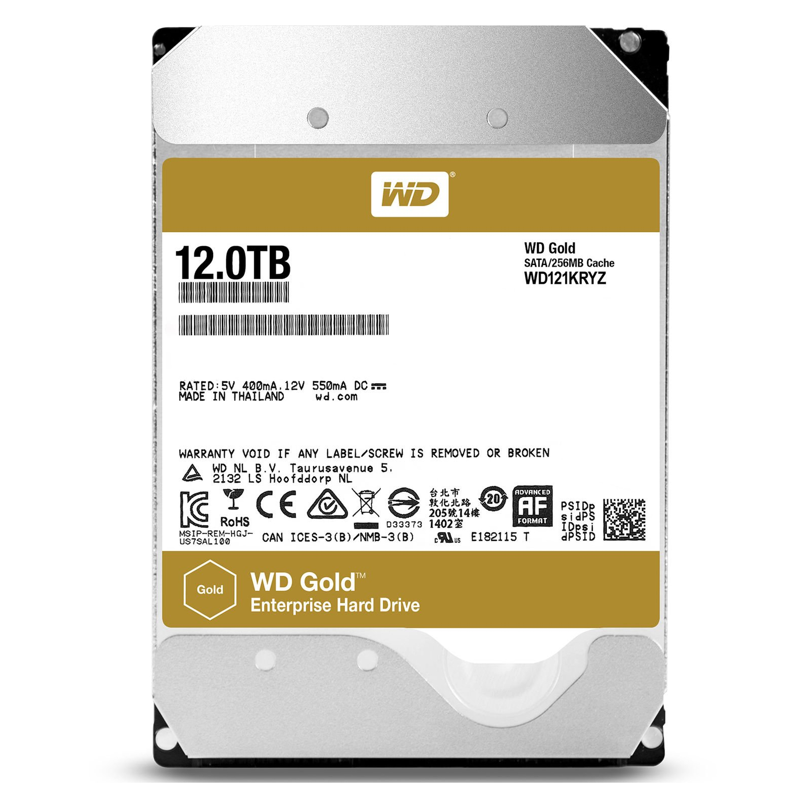 Жесткий диск 3.5" 4TB WD (WD4003FRYZ)