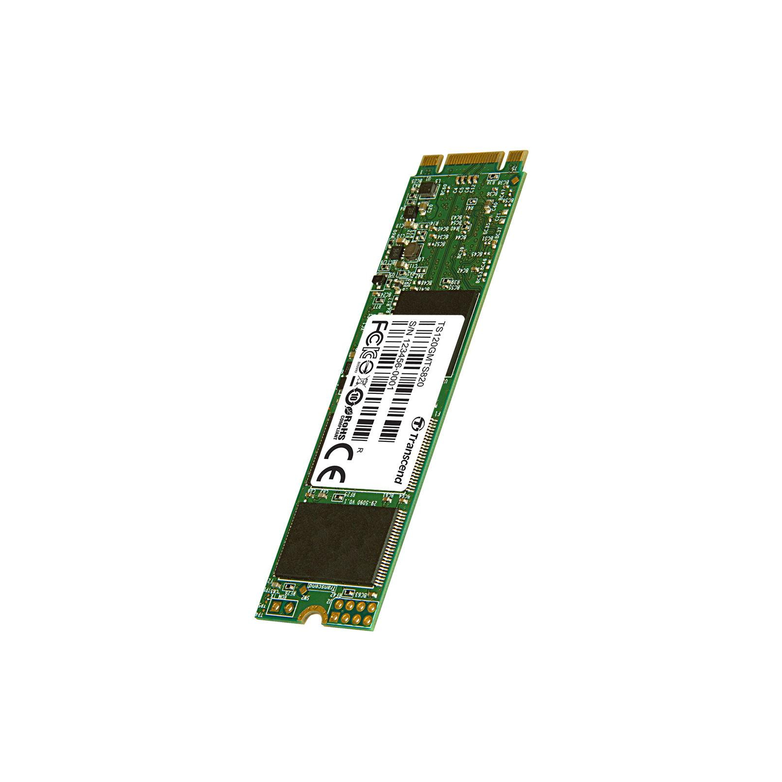 Накопичувач SSD M.2 2280 120GB Transcend (TS120GMTS820S) зображення 3