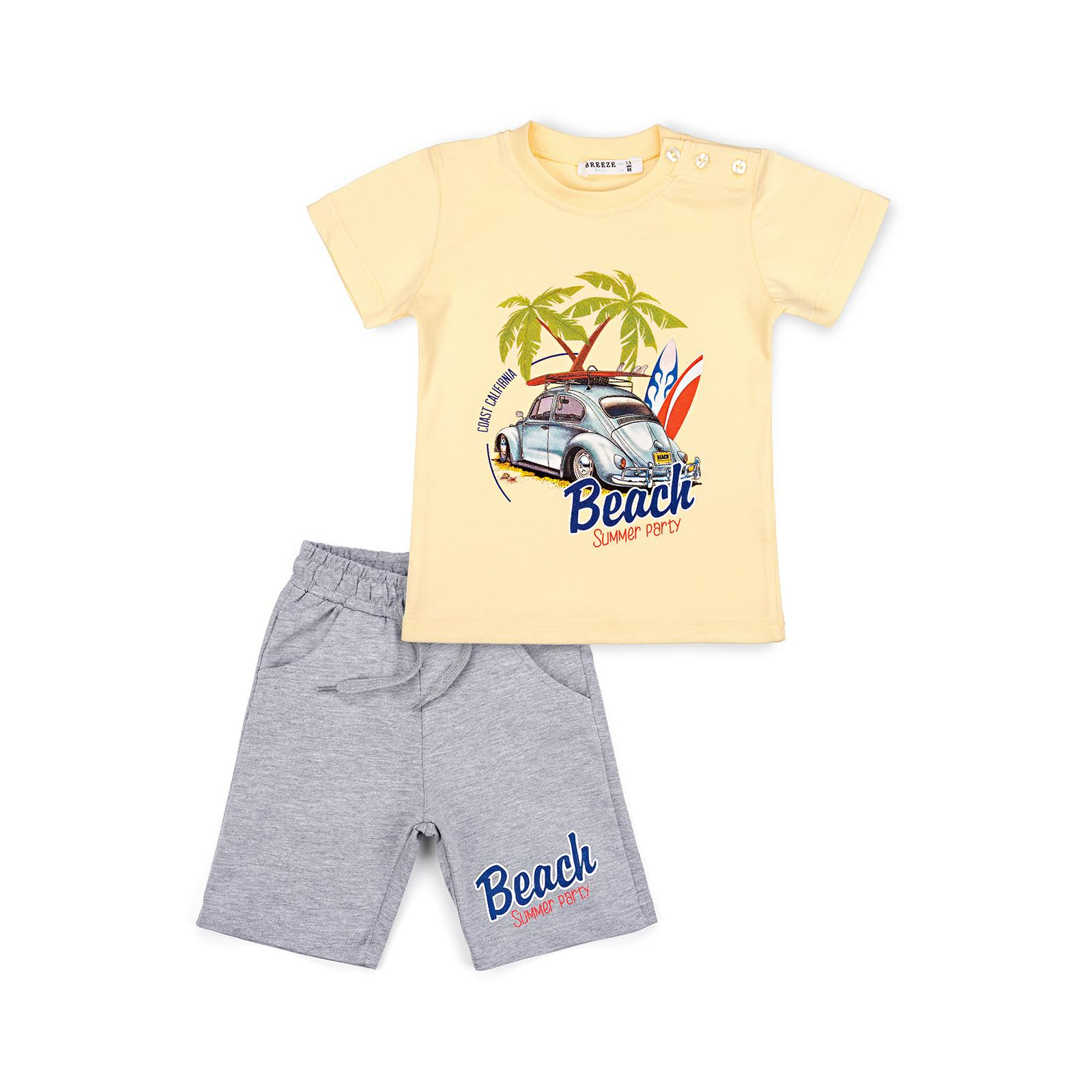 Набор детской одежды Breeze с машинкой (10940-92B-blue)