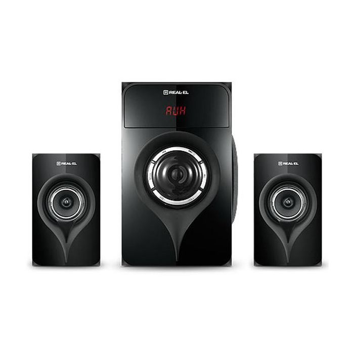 Акустична система REAL-EL M-370 black зображення 2