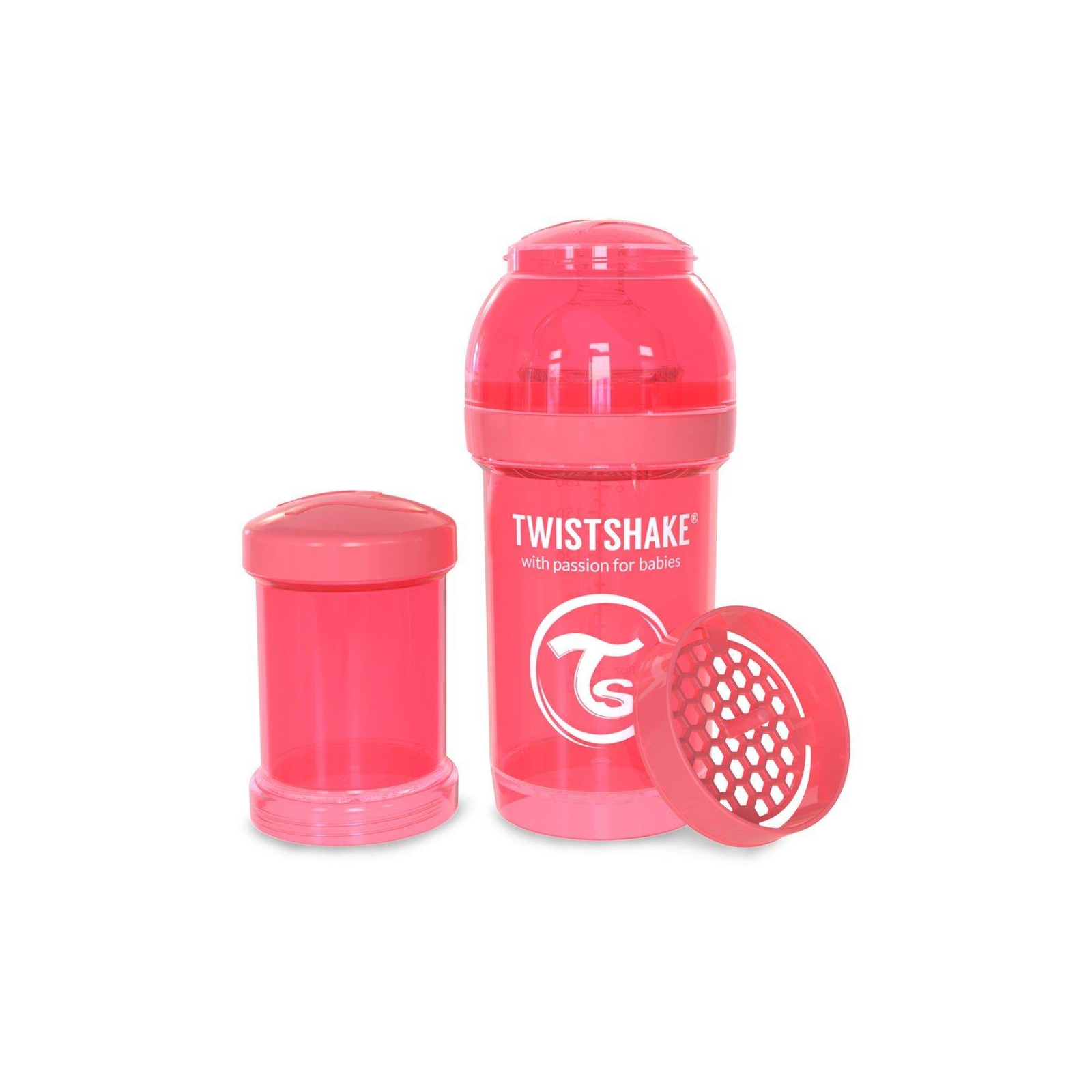 Бутылочка для кормления Twistshake антиколиковая 180 мл, белая (24851)