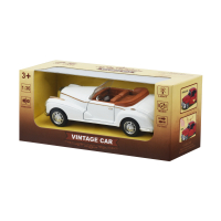 Машина Same Toy Vintage Car Белый открытый кабриолет (601-4Ut-6) изображение 4
