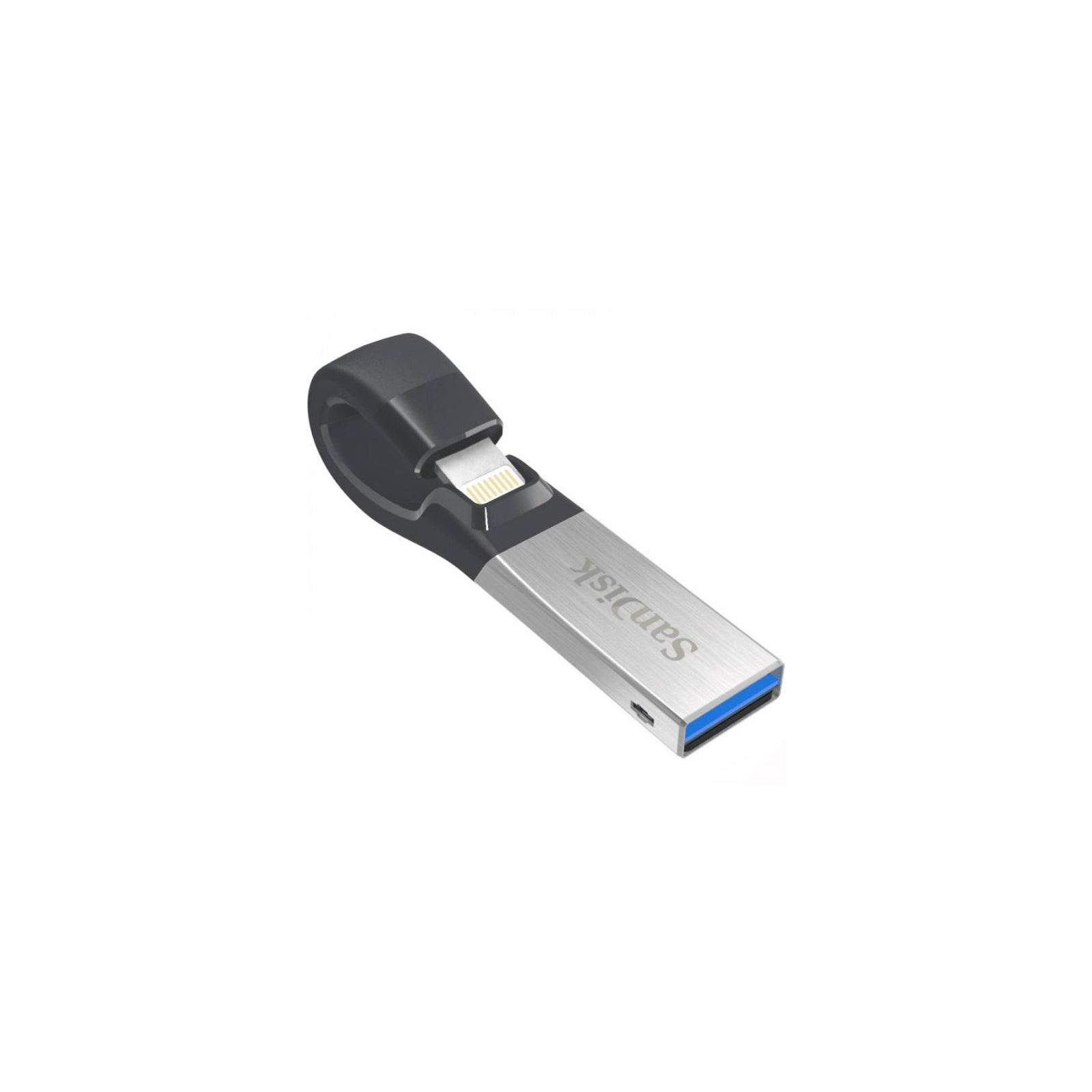 USB флеш накопичувач SanDisk 16GB iXpand USB 3.0/Lightning (SDIX30C-016G-GN6NN) зображення 3