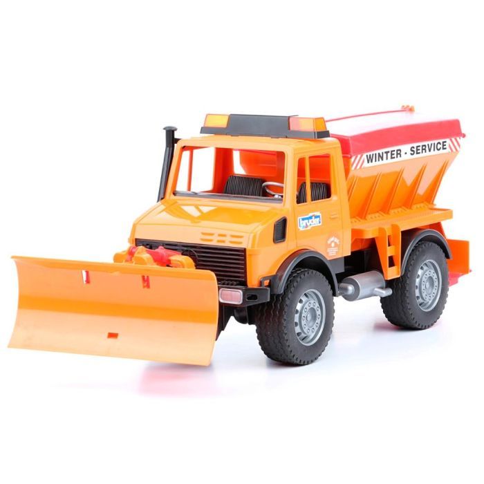 Спецтехника Bruder снегоуборочный автомобиль MB Unimog, М1:16 (02572) изображение 3