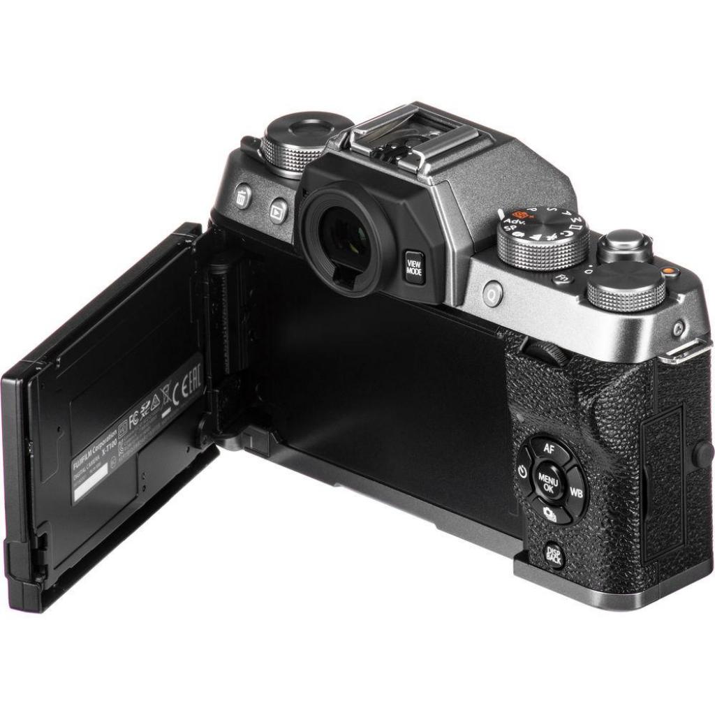 Цифровий фотоапарат Fujifilm X-T100 body Dark Silver (16582050) зображення 8