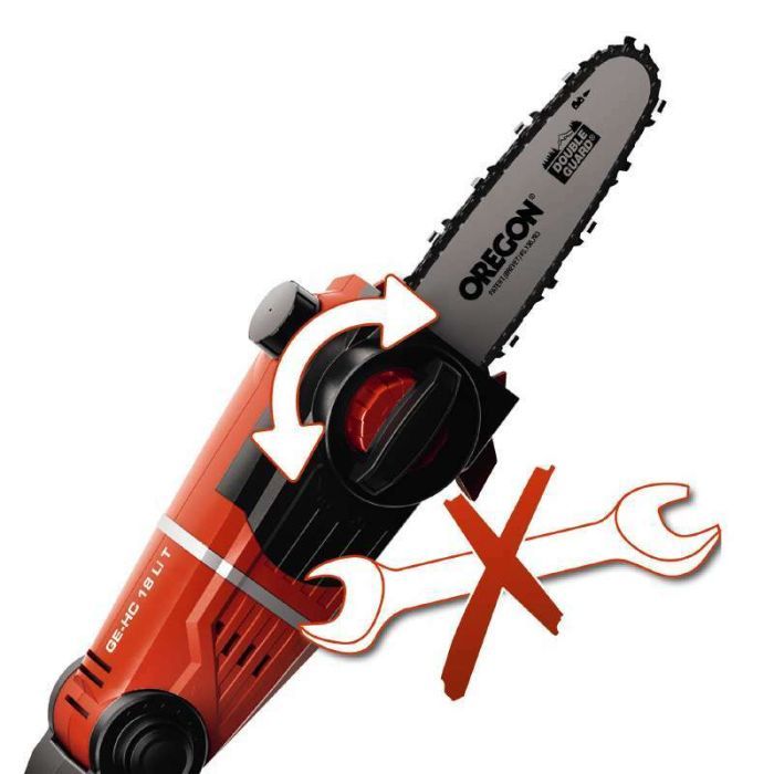 Ланцюгова пила Einhell GE-HC 18 LI T-Solo акумуляторная сучкорез (3410800) зображення 6