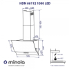 Витяжка кухонна Minola HDN 66112 WH 1000 LED зображення 11