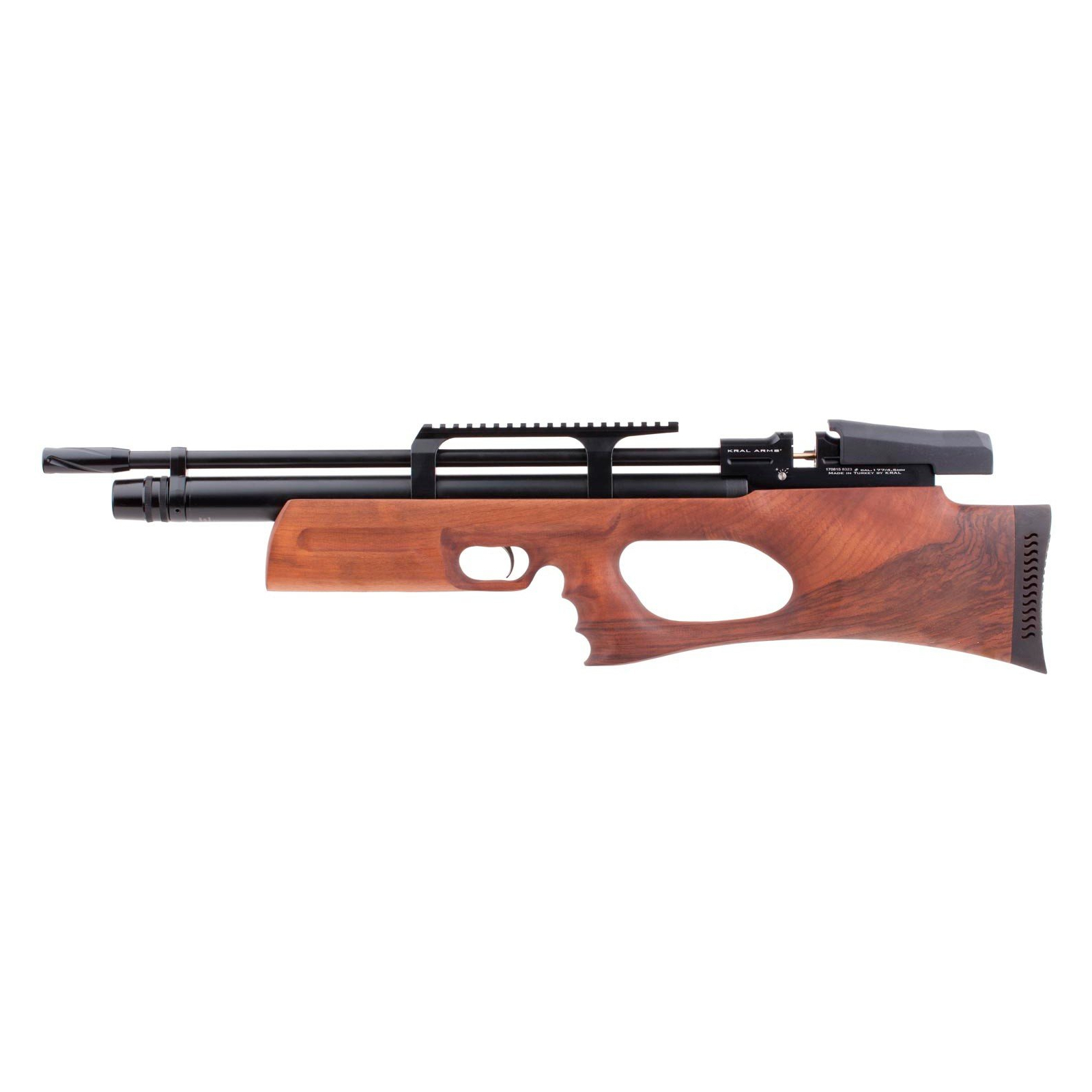 Пневматическая винтовка Kral Puncher Breaker PCP Wood 4,5 мм , глушитель (PBWSW) изображение 2